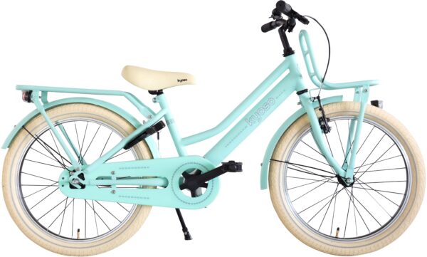 Kinderfiets 20" Kyoso Blossom Breeze met remnaaf - mat mintgroen