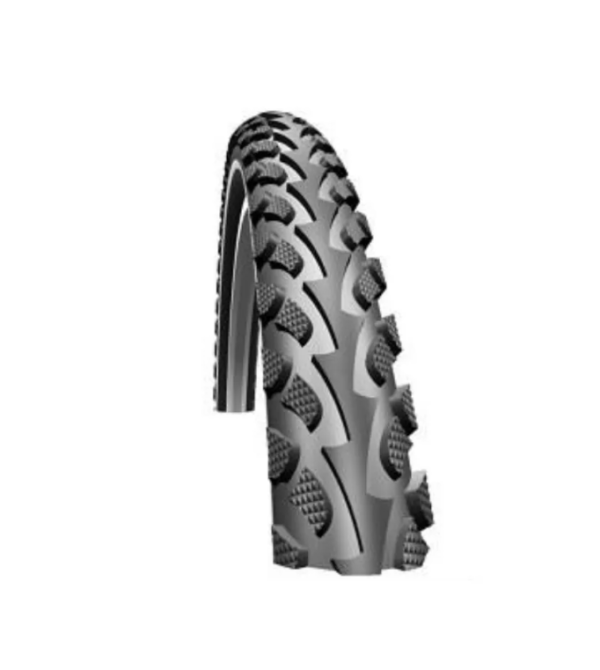 Schwalbe Land Cruiser, Zwart zonder reflectie, 24x2.00, ETRTO 50-507