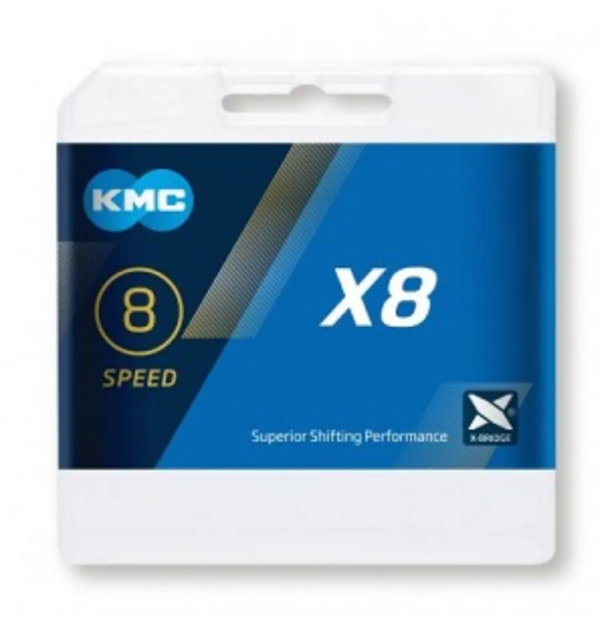 KMC X8 ketting smal 1/2x3/32, 8-speed